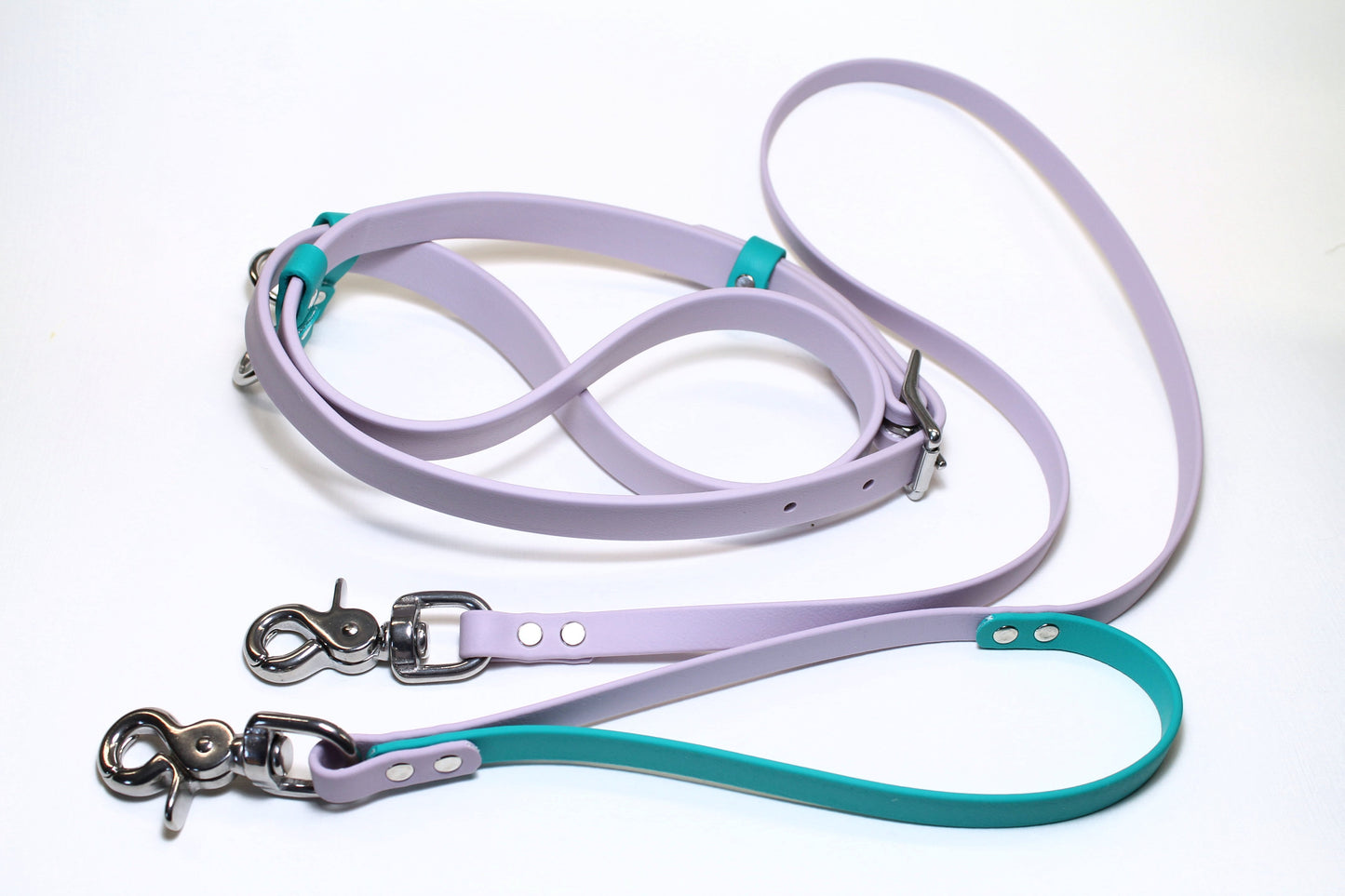 Custom Belt and Leash for hands free walking - Waterproof - utility belt with leash combo