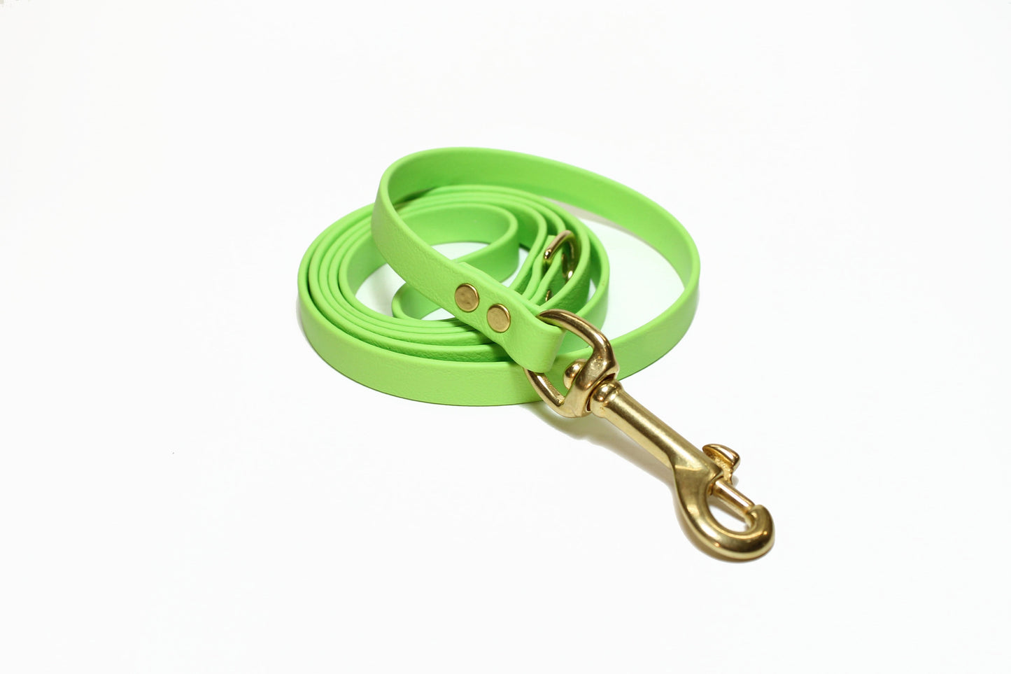 Lime Green Biothane Small Dog Leash