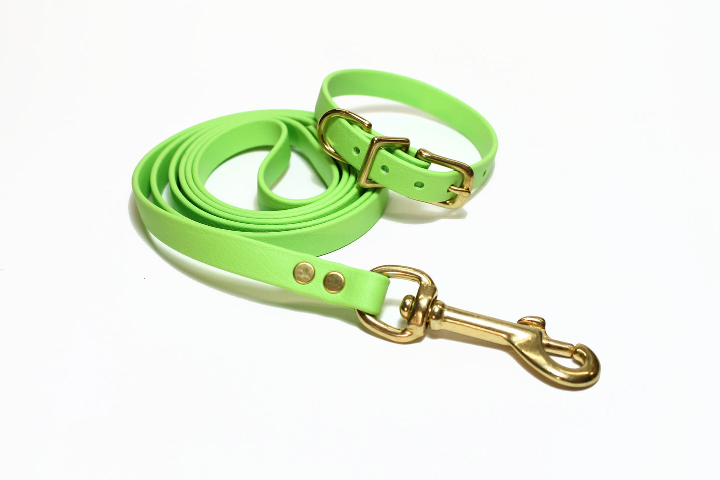 Lime Green Biothane Small Dog Leash