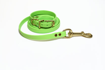 Lime Green Biothane Small Dog Leash