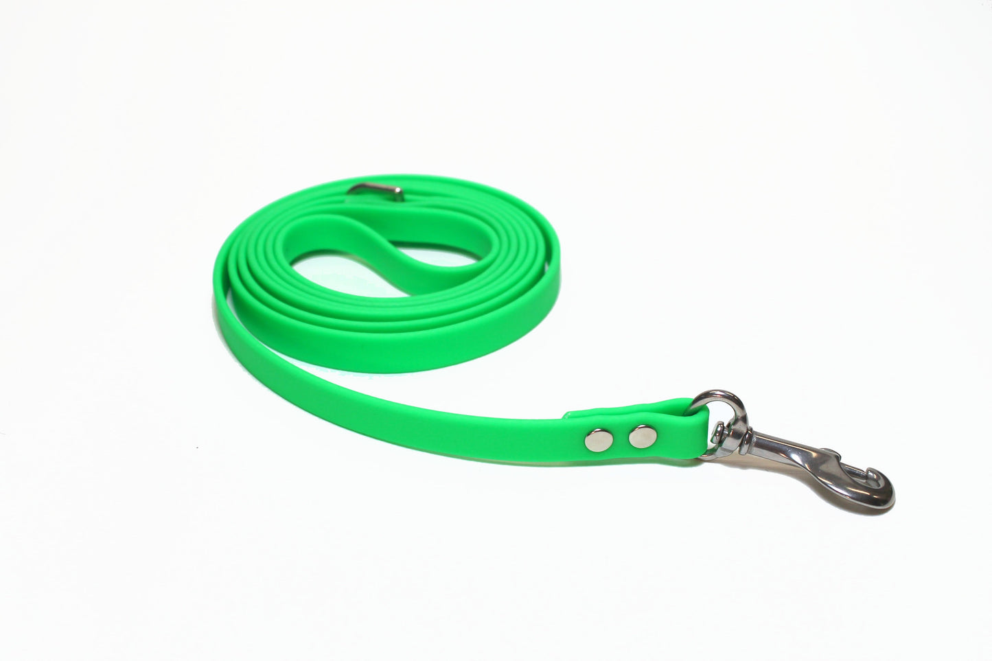 Neon Apple Green Biothane Small Dog Leash