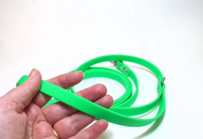 Neon Apple Green Biothane Small Dog Leash