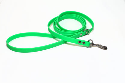 Neon Apple Green Biothane Small Dog Leash
