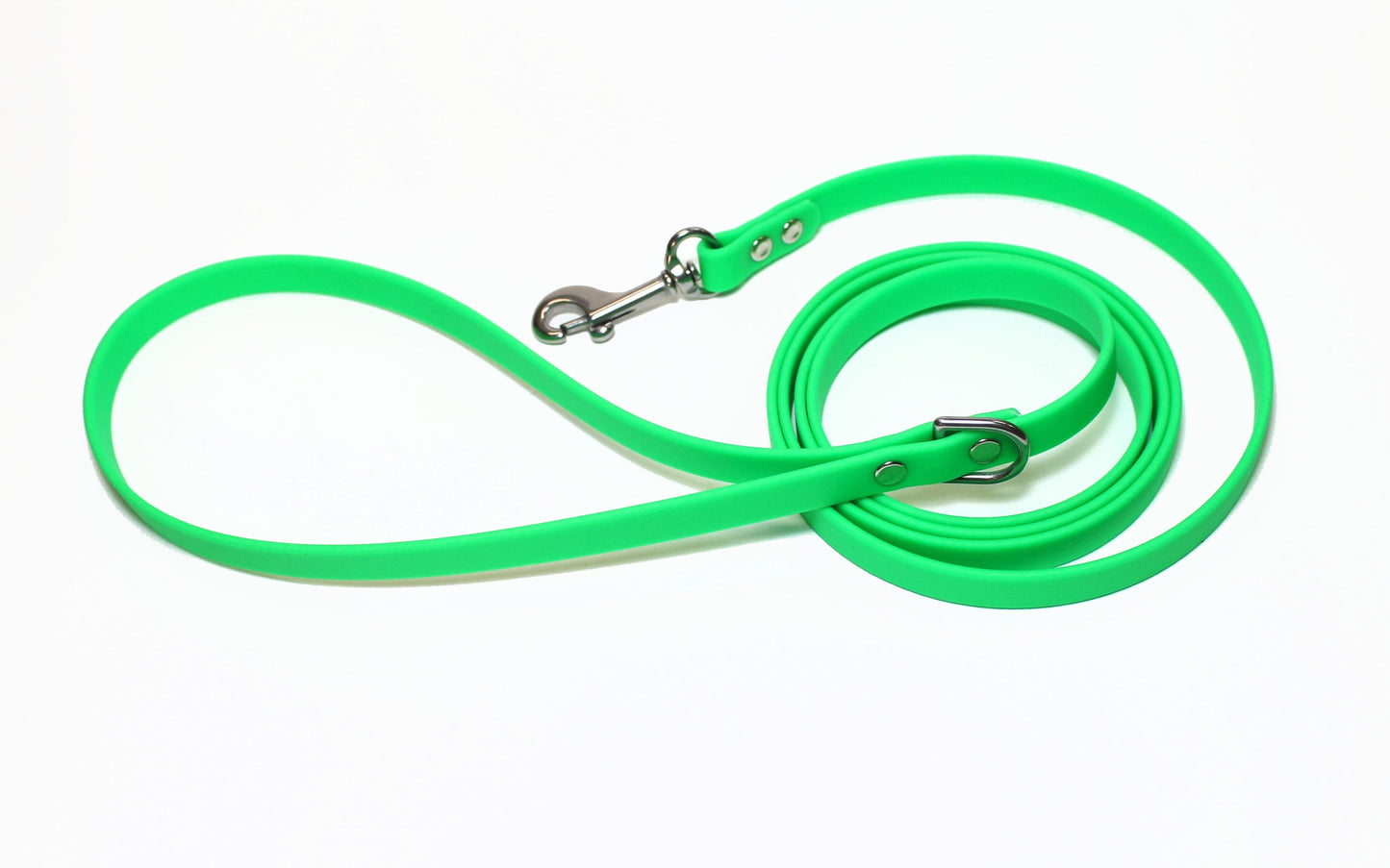 Neon Apple Green Biothane Small Dog Leash
