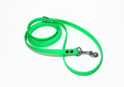 Neon Apple Green Biothane Small Dog Leash