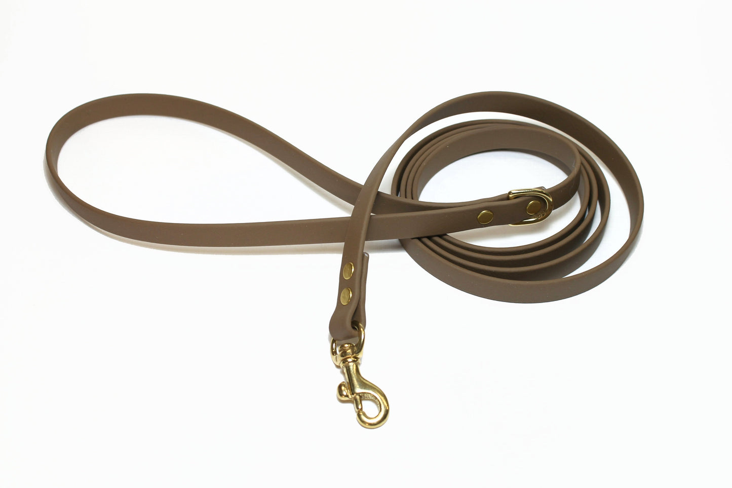 Thin Biothane Leash 1/2" (12mm) wide - waterproof leash - all colours