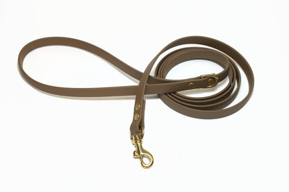 Thin Biothane Leash 1/2" (12mm) wide - waterproof leash - all colours