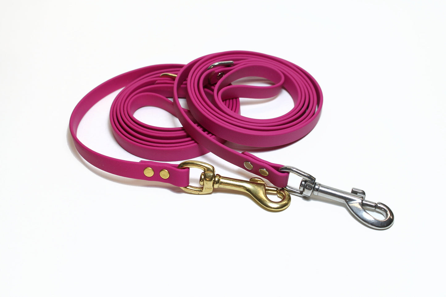 Raspberry Pink Biothane Small Dog Leash
