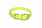 Neon Yellow Biothane Dog Collar - 1 inch (25mm) wide