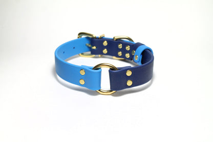 Biothane Dog Collar with O-ring - Two Tone or Solid Colours Collar - Waterproof - 1"(25mm) wide