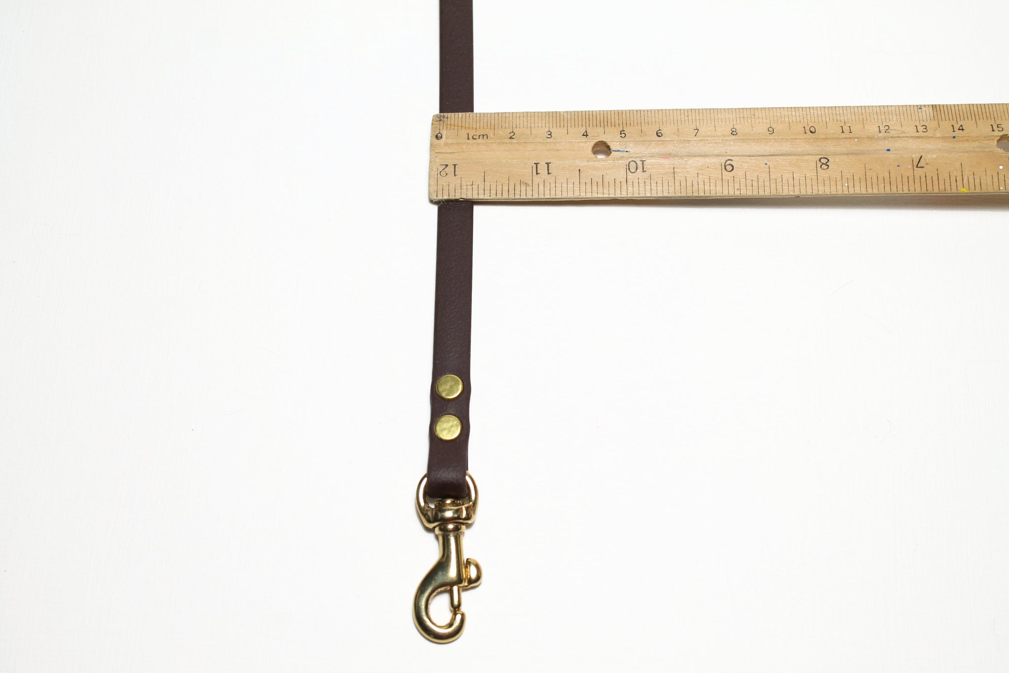 Extra Thin Leash Coupler for small dogs or cats; double dog walker - 3/8" (9mm) wide