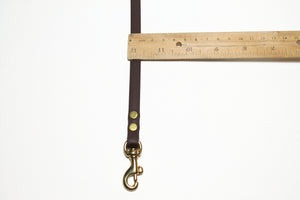 Extra Thin Leash Coupler for small dogs or cats; double dog walker - 3/8" (9mm) wide