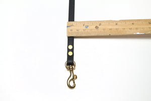 Extra Thin Leash Coupler for small dogs or cats; double dog walker - 3/8" (9mm) wide