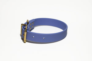 Periwinkle Biothane Dog Collar - 1 inch (25mm) wide