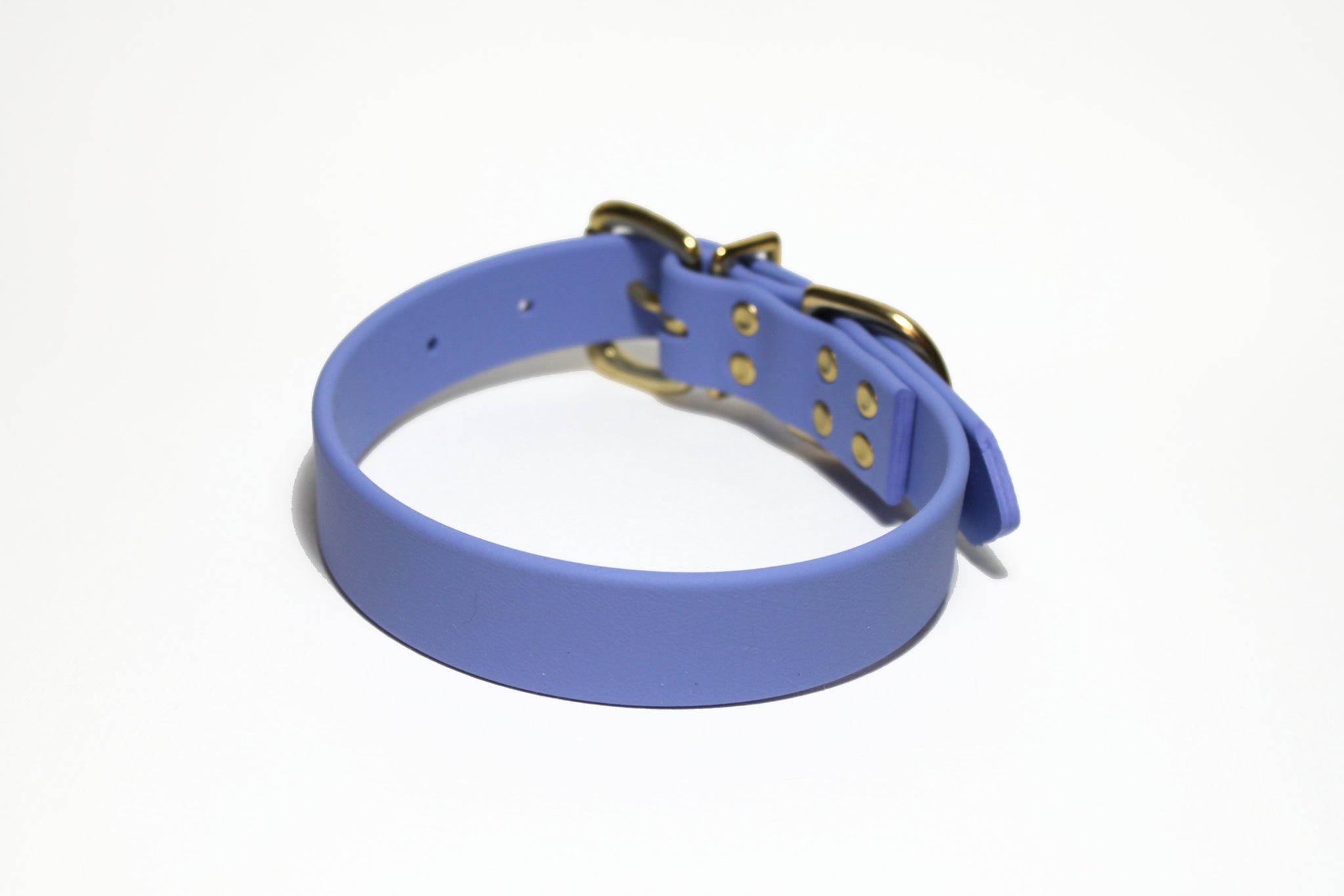 Periwinkle Biothane Dog Collar - 1 inch (25mm) wide