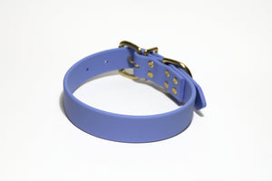 Periwinkle Biothane Dog Collar - 1 inch (25mm) wide