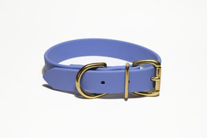 Periwinkle Biothane Dog Collar - 1 inch (25mm) wide