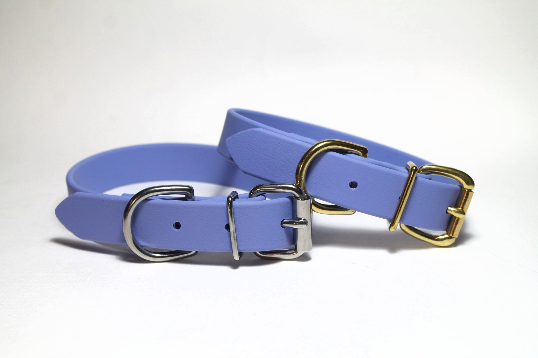 Periwinkle Biothane Dog Collar - 1 inch (25mm) wide