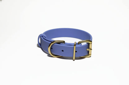 Periwinkle Biothane Dog Collar - 1 inch (25mm) wide