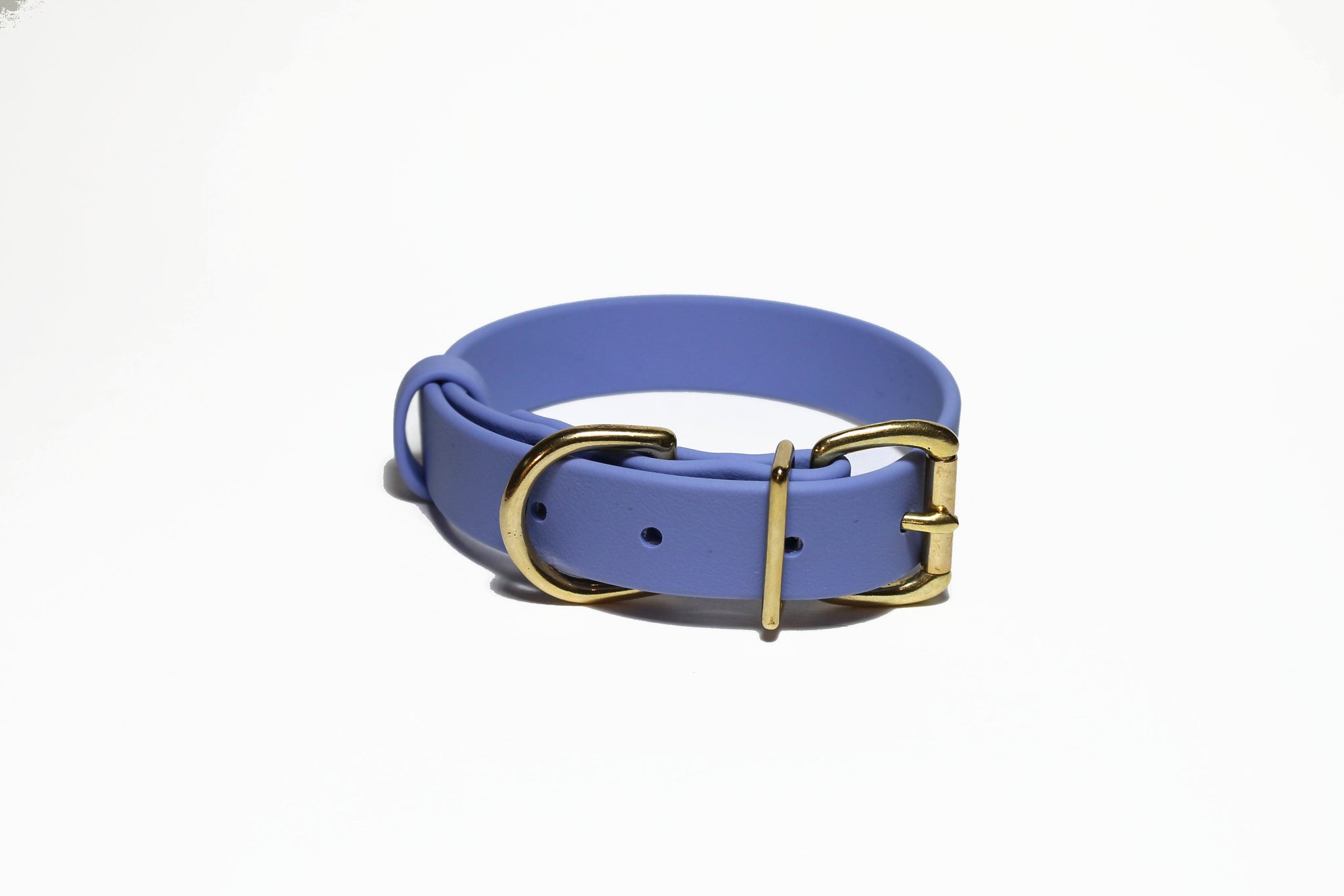 Periwinkle Biothane Dog Collar - 1 inch (25mm) wide