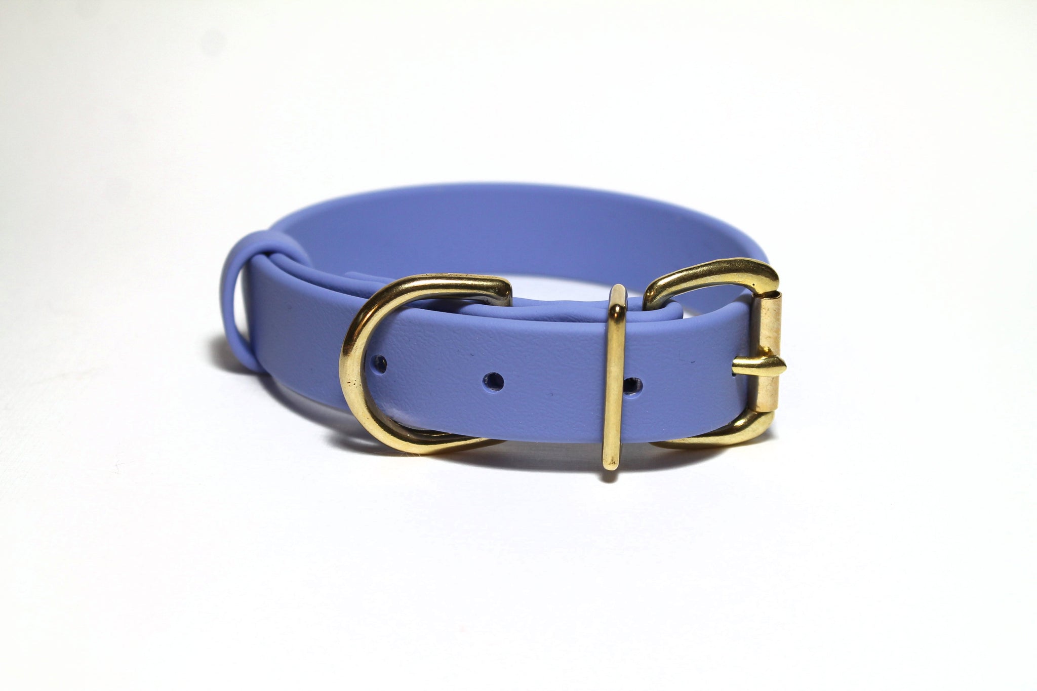 Periwinkle Biothane Dog Collar - 1 inch (25mm) wide