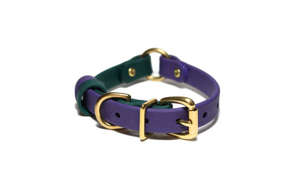 Biothane Two Tone Ring Dog Collar - Waterproof -  5/8"(16mm) wide