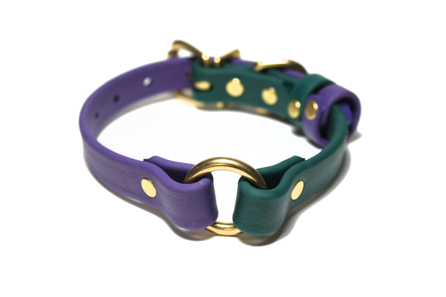 Biothane Two Tone Ring Dog Collar - Waterproof -  5/8"(16mm) wide