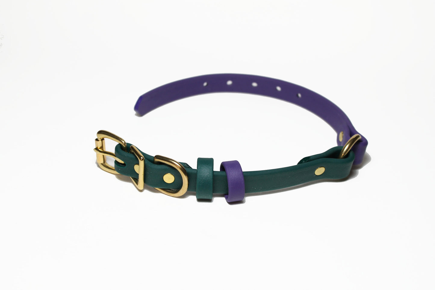 Biothane Two Tone Ring Dog Collar - Waterproof -  5/8"(16mm) wide