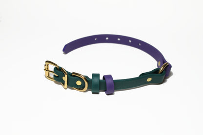 Biothane Two Tone Ring Dog Collar - Waterproof -  5/8"(16mm) wide