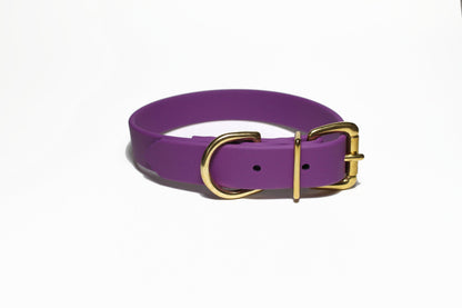 Grape Biothane Dog Collar - 1 inch (25mm) wide
