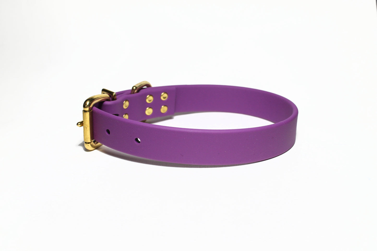 Grape Biothane Dog Collar - 1 inch (25mm) wide