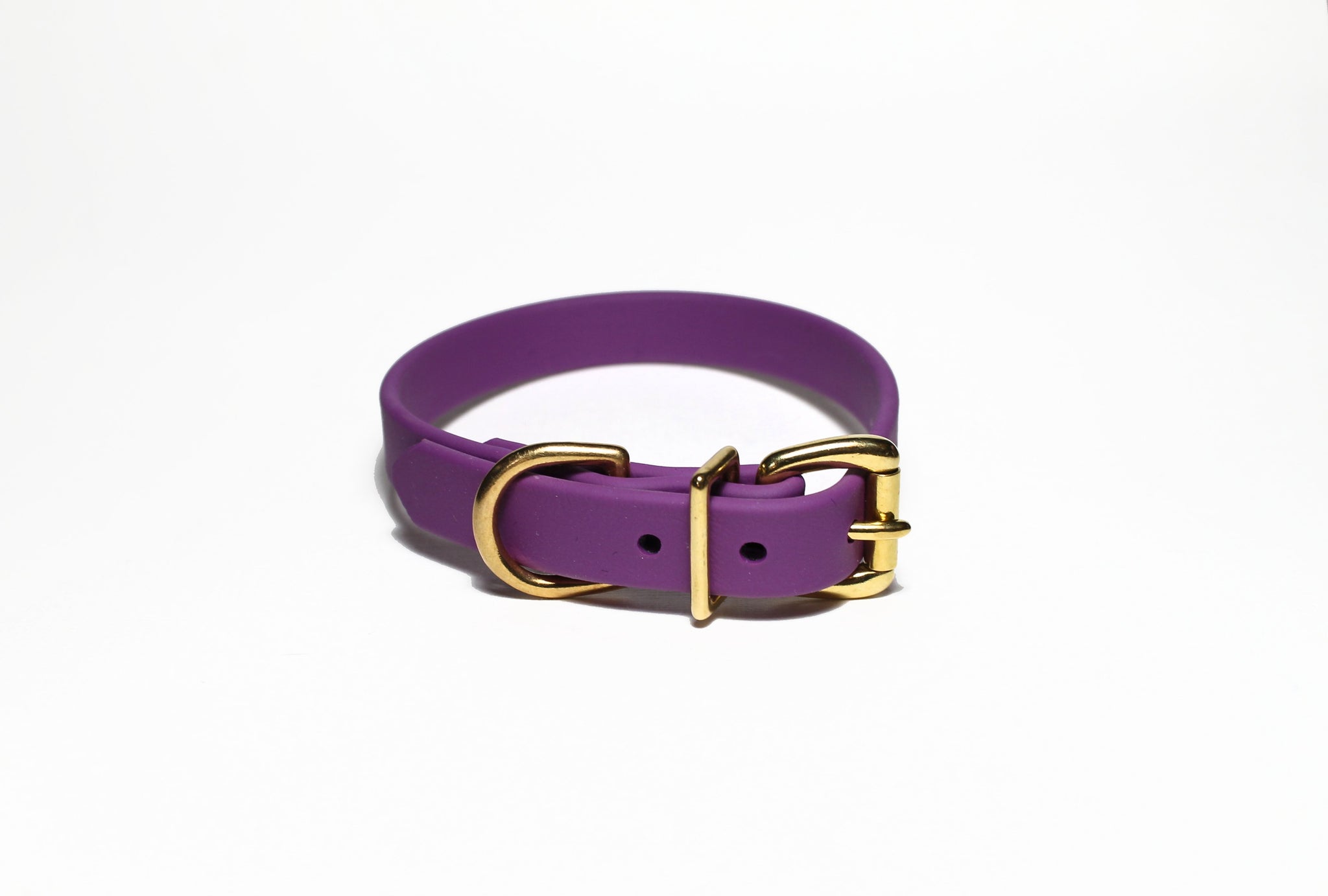 **NEW Grape Biothane Dog Collar - 3/4" (20mm) wide