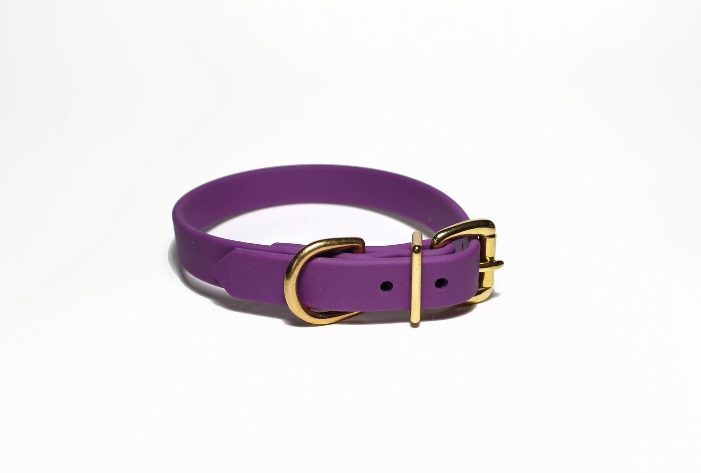 Grape Biothane Dog Collar - 3/4" (20mm) wide