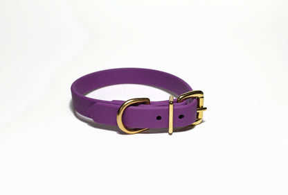 Grape Biothane Dog Collar - 3/4" (20mm) wide