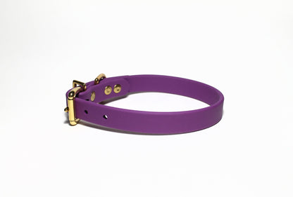 Grape Biothane Dog Collar - 3/4" (20mm) wide