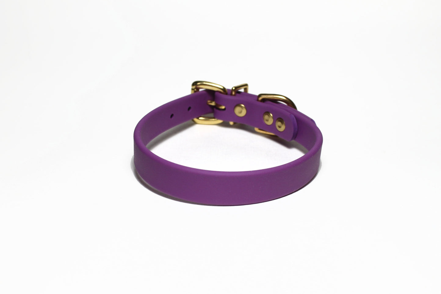 Grape Biothane Dog Collar - 3/4" (20mm) wide