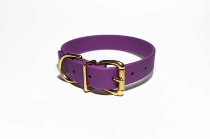 Grape Biothane Dog Collar - 1 inch (25mm) wide