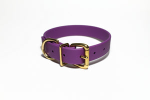 **NEW Grape Biothane Dog Collar - 1 inch (25mm) wide