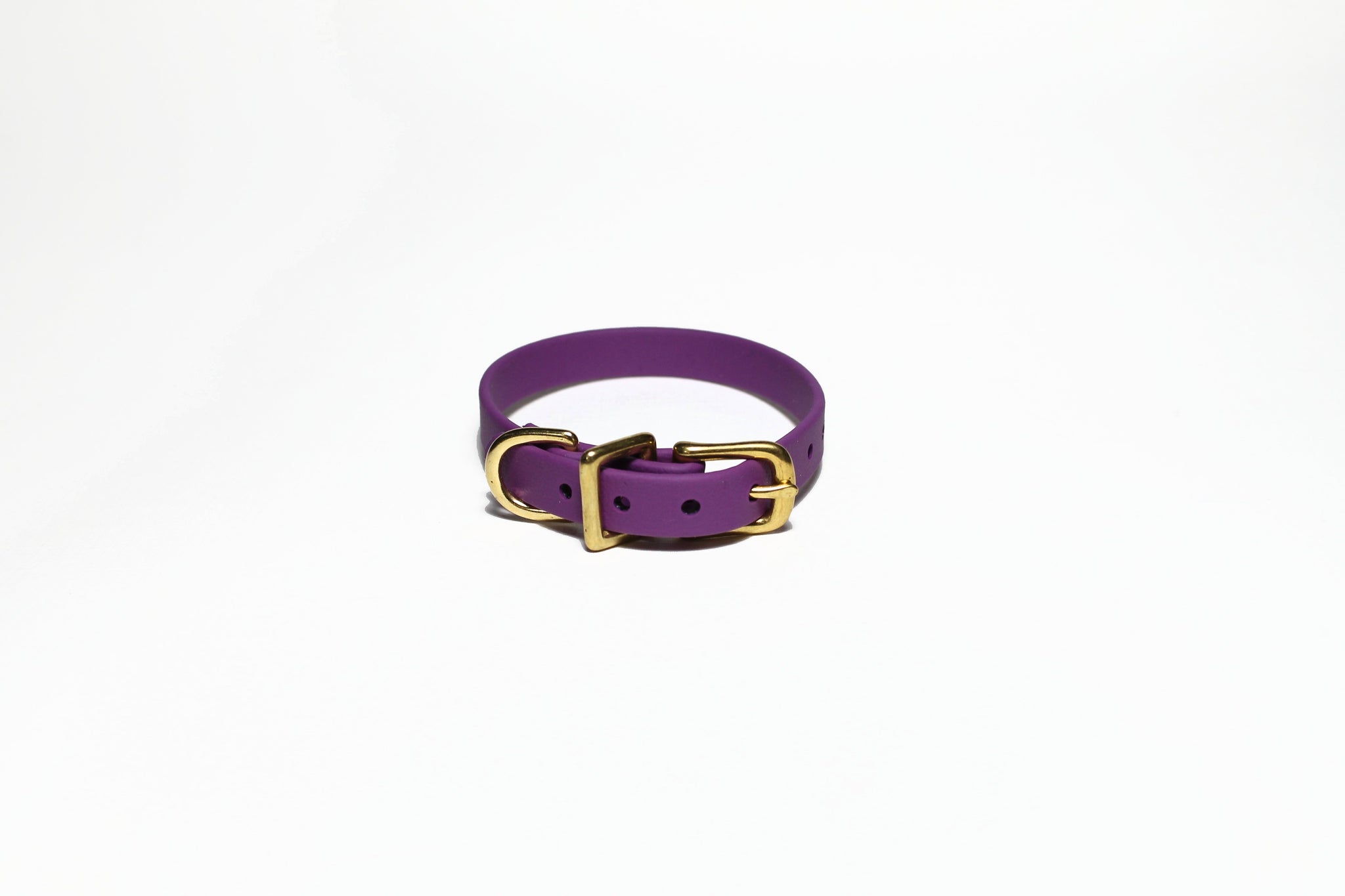 **NEW Grape Biothane Small Dog Collar - 1/2" (12mm) wide