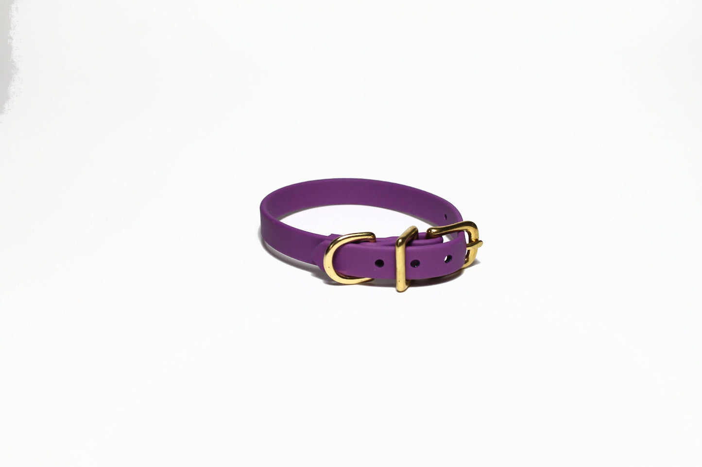 Grape Biothane Small Dog Collar - 1/2" (12mm) wide