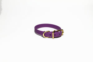 **NEW Grape Biothane Small Dog Collar - 1/2" (12mm) wide