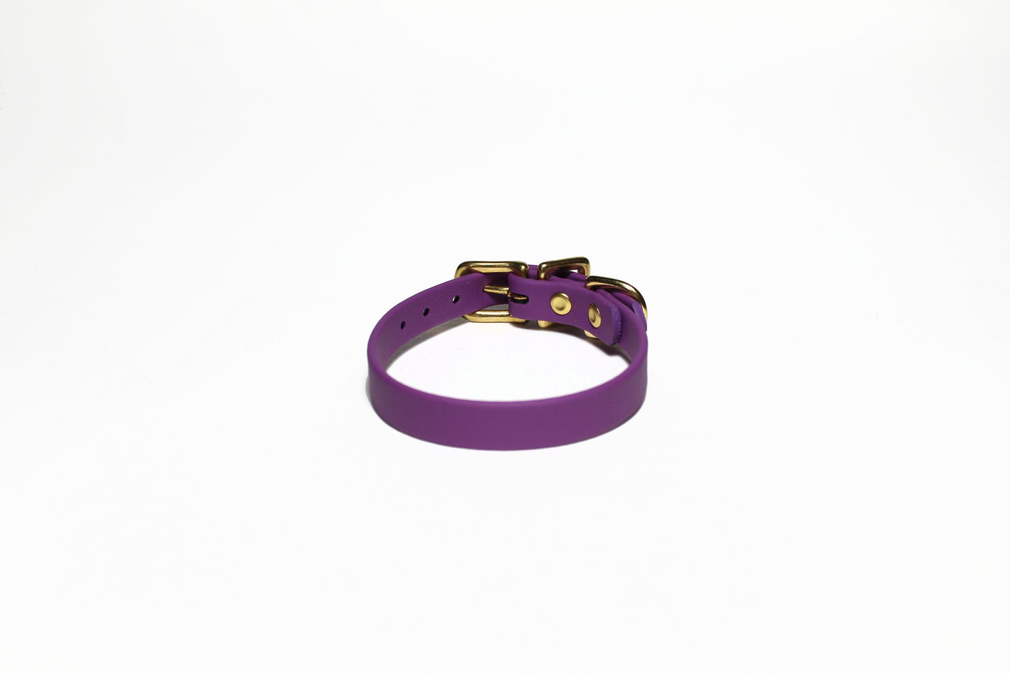 Grape Biothane Small Dog Collar - 1/2" (12mm) wide