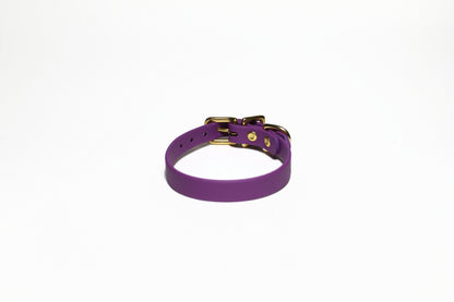 Grape Biothane Small Dog Collar - 1/2" (12mm) wide