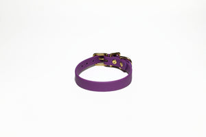 **NEW Grape Biothane Small Dog Collar - 1/2" (12mm) wide
