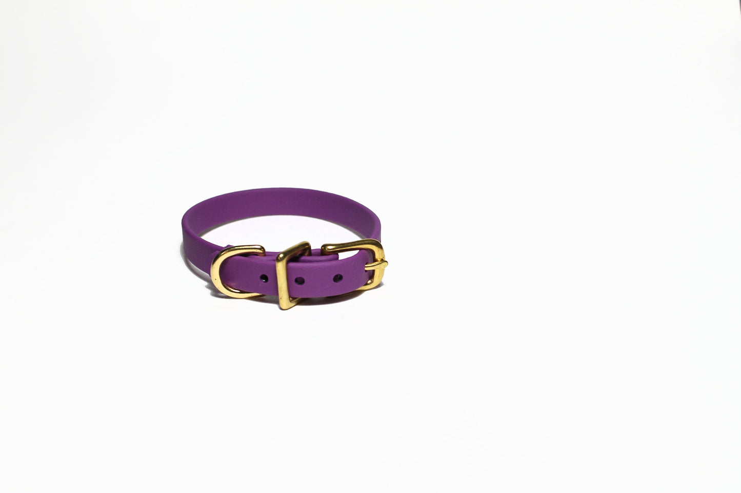 Grape Biothane Small Dog Collar - 1/2" (12mm) wide