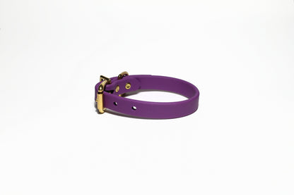 Grape Biothane Dog Collar - 5/8"(16mm) wide