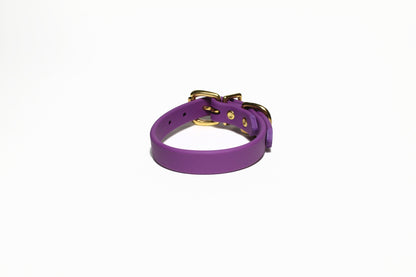 Grape Biothane Dog Collar - 5/8"(16mm) wide
