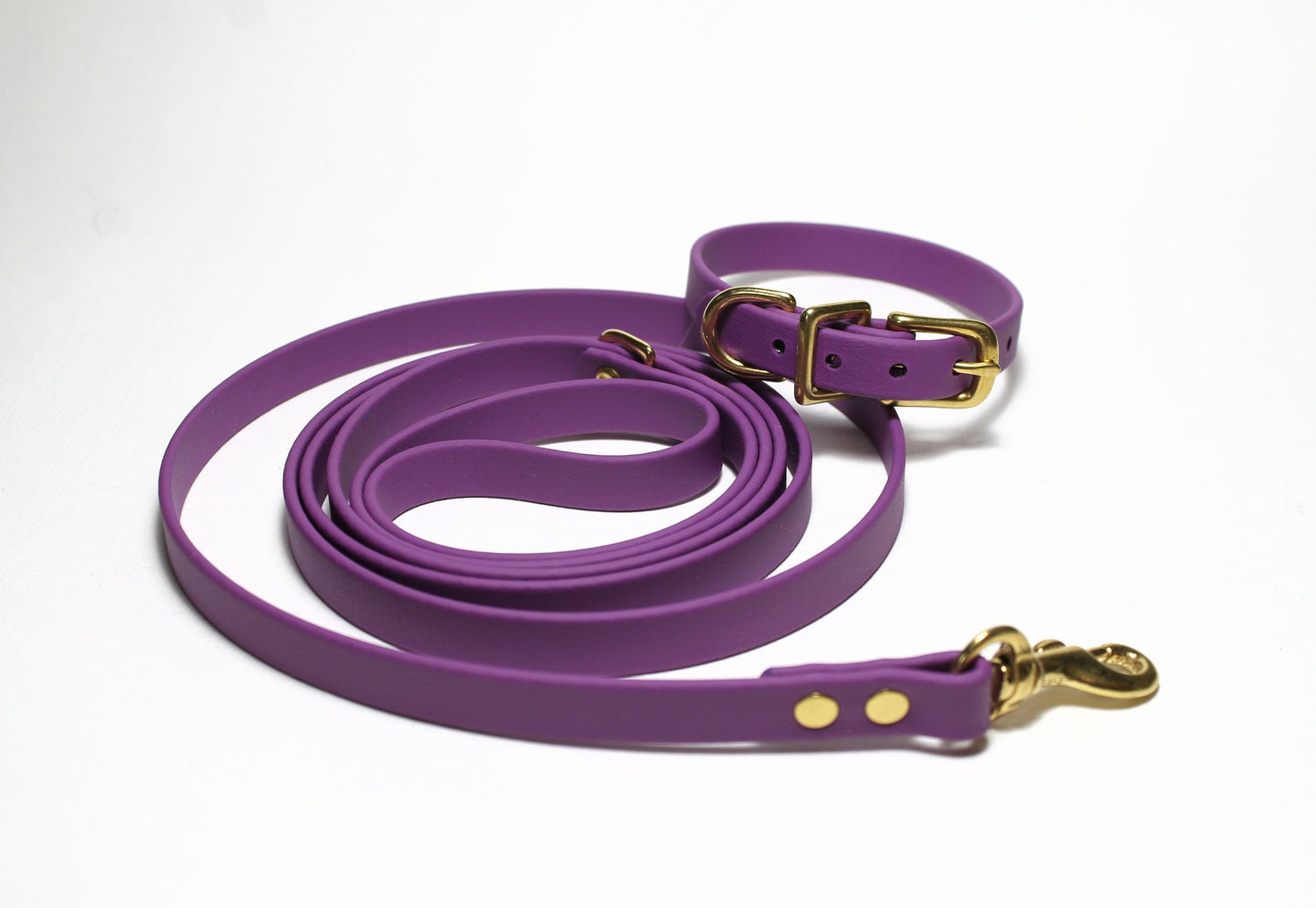 Grape Biothane Small Dog Collar - 1/2" (12mm) wide