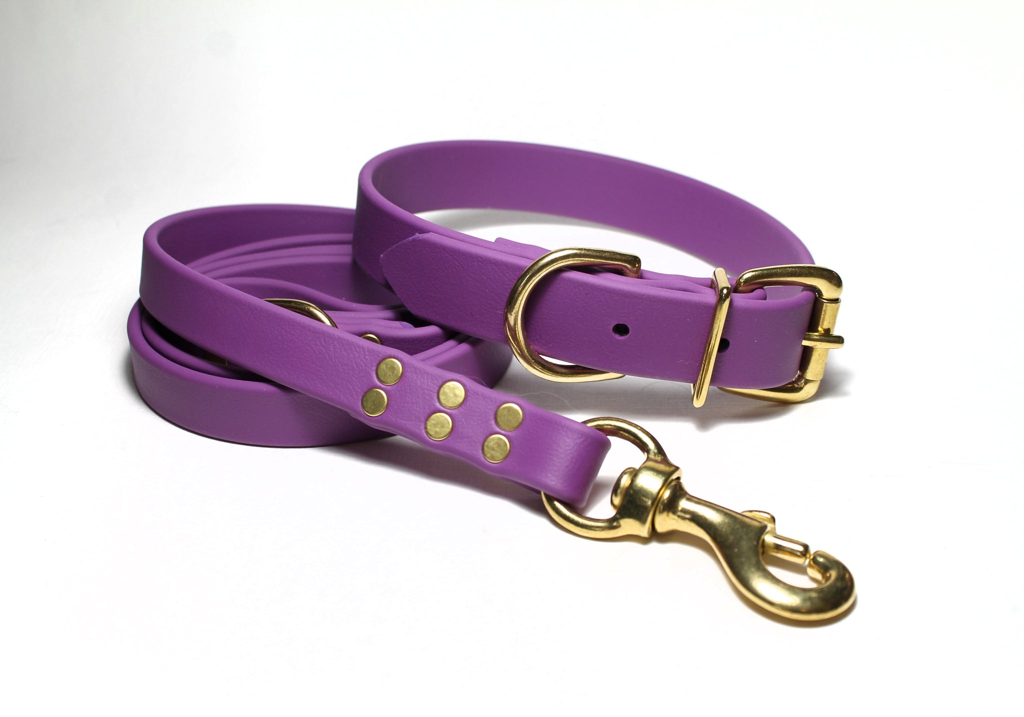 **NEW Grape Biothane Dog Collar - 1 inch (25mm) wide