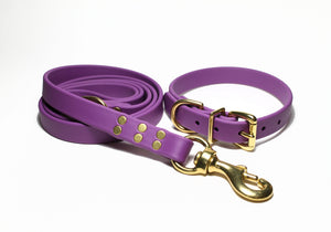 **NEW Grape Biothane Dog Collar - 1 inch (25mm) wide